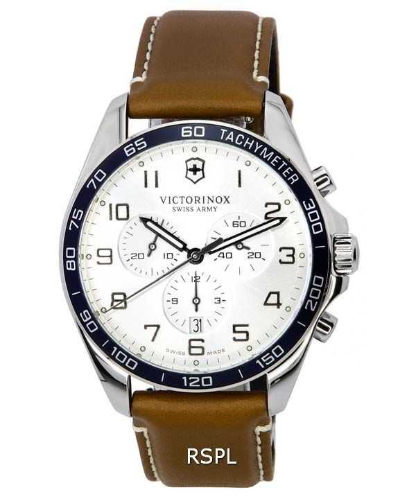 Victorinox FieldForce Classic Chronograph Silver Dial Quartz 241900 100M Orologio da uomo