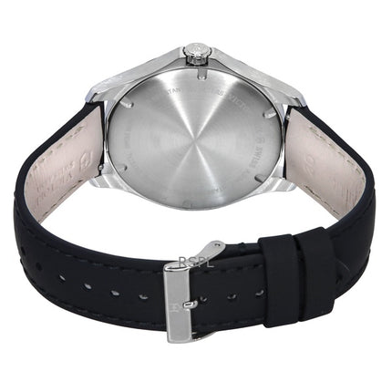 Orologio da uomo Victorinox Alliance con cinturino in pelle, quadrante nero, al quarzo 241904, 100 m, con set di coltelli