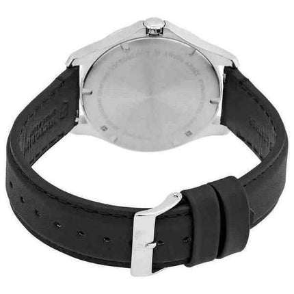 Orologio da uomo Victorinox Swiss Army Alliance cinturino in pelle quadrante argento al quarzo 241905 100M