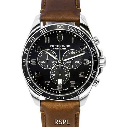 Orologio da uomo Victorinox Fieldforce Classic cronografo quadrante nero al quarzo 241928 100M