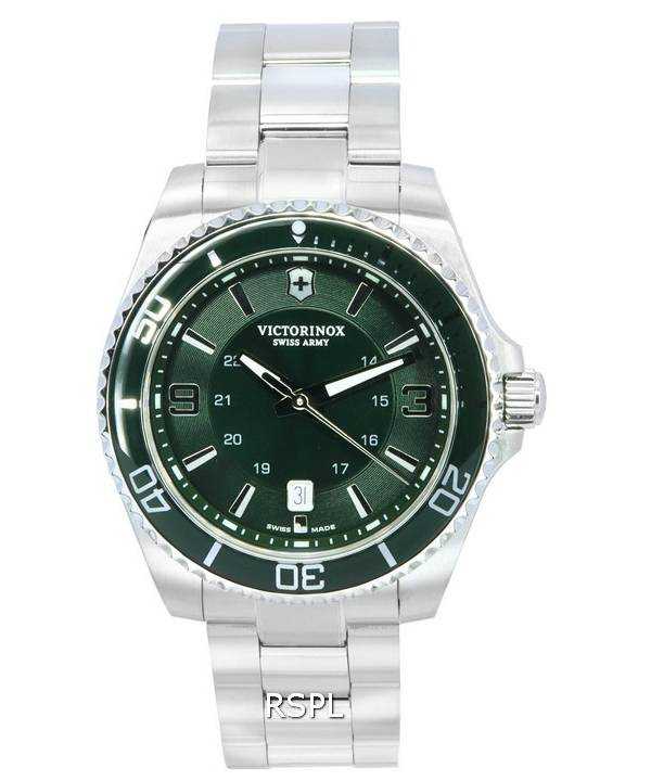 Orologio da uomo Victorinox Maverick quadrante verde al quarzo 241934 100M