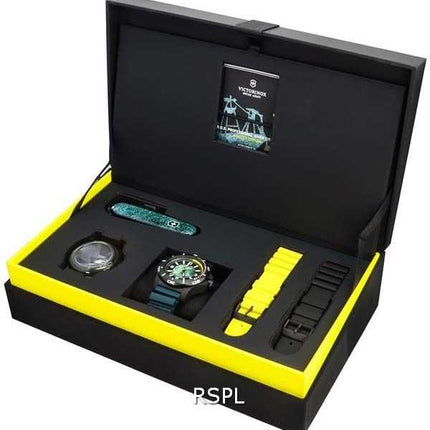 Victorinox INOX Professional Diver Titanium Limited Edition Quartz 241957-1 200M Orologio da uomo con set regalo