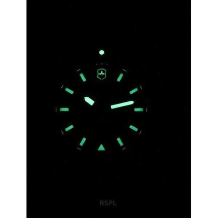 Victorinox Swiss Army INOX Cronografo Acciaio Inossidabile Quadrante Blu Quarzo Diver's 241985 200M Orologio da Uomo