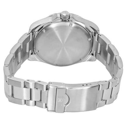 Orologio da uomo Victorinox Swiss Army Maverick grande in acciaio inossidabile quadrante blu al quarzo 242007 100M