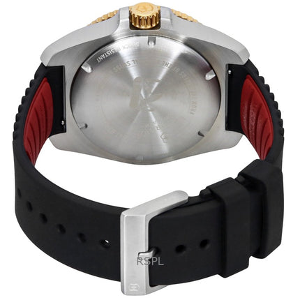 Orologio da uomo Victorinox Journey 1884 con cinturino in gomma e quadrante nero, al quarzo, subacqueo, 200 m, 242014