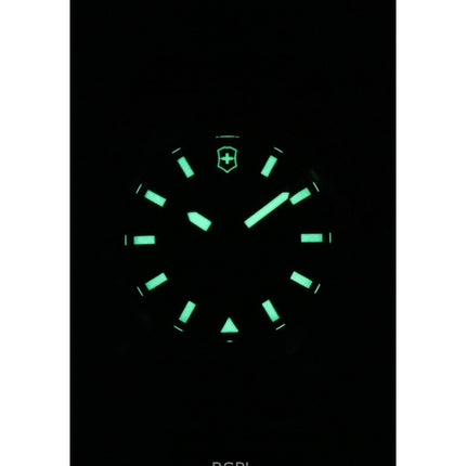 Orologio da uomo Victorinox INOX con quadrante blu in acciaio inossidabile, automatico 242020, 200 m