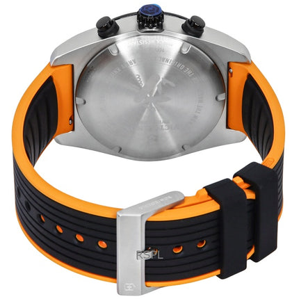 Orologio da uomo Victorinox Swiss Army Cronografo con cinturino in gomma e quadrante nero al quarzo 242050 100M