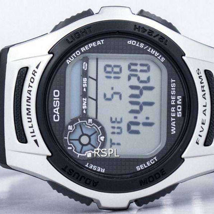 Orologio da uomo Casio Youth Illuminator Dual Time Digital W-213-1AV W213-1AV
