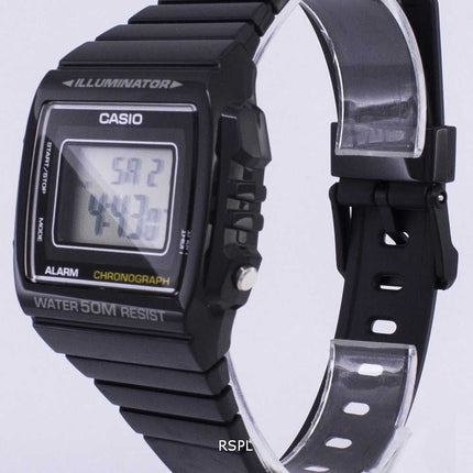 Orologio Casio Digital Alarm Chronograph Quartz W-215H-1AVDF W-215H-1AV Unisex