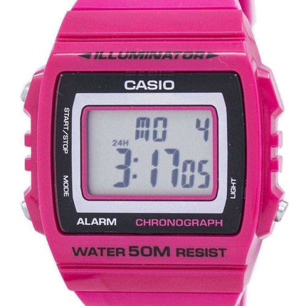 Orologio da uomo Casio Illuminator Chronograph Alarm Digital W-215H-4AV W215H-4AV