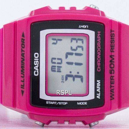 Orologio da uomo Casio Illuminator Chronograph Alarm Digital W-215H-4AV W215H-4AV