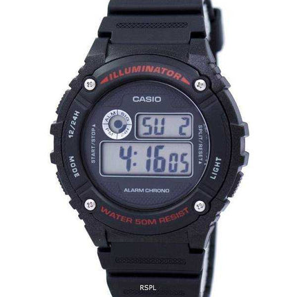 Casio Sports Illuminator Alarm Chrono Digital W-216H-1AV W216H-1AV - Orologio da uomo