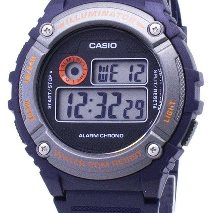 Orologio Casio Youth W-216H-2BV W216H-2BV Illuminatore al quarzo