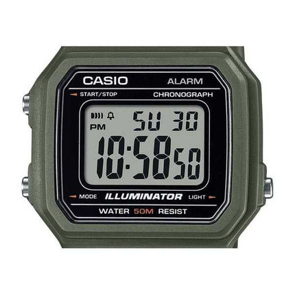 Orologio da uomo Casio Youth Digital Resin Strap Quartz W-217H-3AV
