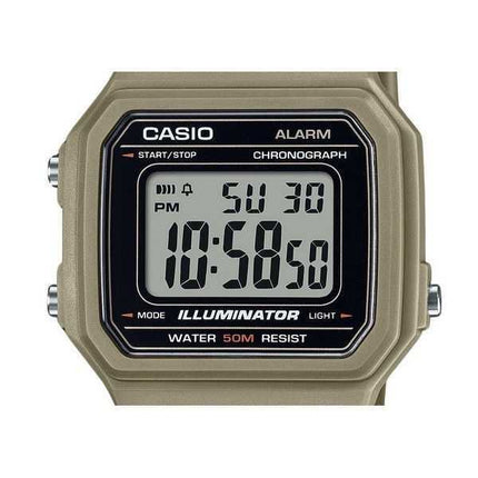 Orologio da uomo Casio Youth con cinturino in resina digitale al quarzo W-217H-5AV