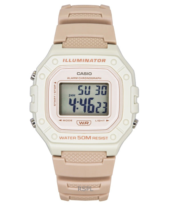 Orologio Casio POP Digital con cinturino in resina al quarzo W-218HC-4A2V unisex
