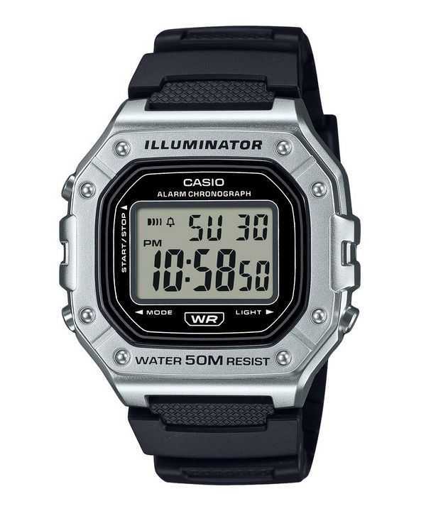 Orologio da uomo Casio Standard Digital Resin Strap Quartz W-218HM-7AV