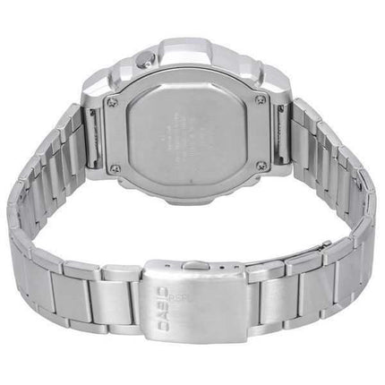 Orologio da uomo al quarzo con cinturino in acciaio inossidabile digitale standard Casio W-219HD-1A