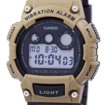 Orologio da uomo Casio Super Illuminator Alarm Digital W-735H-5AV W735H-5AV