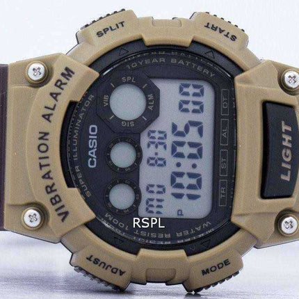 Orologio da uomo Casio Super Illuminator Alarm Digital W-735H-5AV W735H-5AV