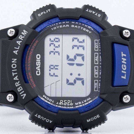 Casio Super Illuminator Dual Time Vibration Alarm Orologio da uomo digitale W-736H-2AV W736H-2AV