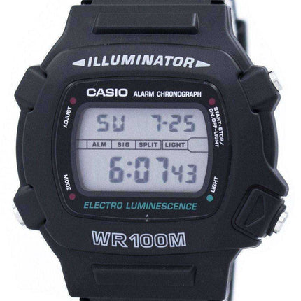 Orologio da uomo Casio Illuminator Electro Luminescence Chronograph Alarm W-740-1V W740-1V