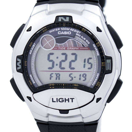 Casio Digital Sports Tide Graph Illuminator W-753-1AVDF W753-1AVDF Orologio da uomo