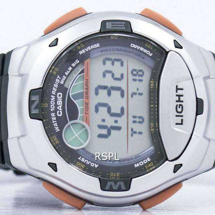 Casio Digital Sports Tide Graph Illuminator W-753-3AVDF W753-3AVDF Orologio da uomo