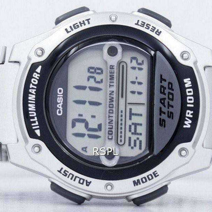 Casio Illuminator Countdown Timer Digital W-756D-1AV W756D-1AV Orologio da uomo