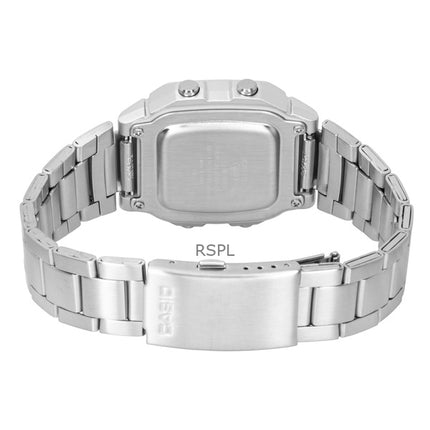 Orologio da uomo Casio Digital con cinturino in acciaio inossidabile al quarzo W-800HD-1AV 100M