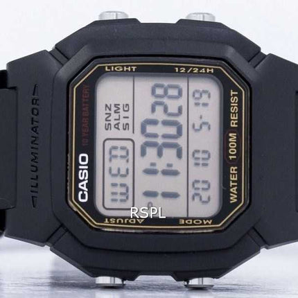 Casio Digital Alarm Illuminator W-800HG-9AVDF W-800HG-9AV - Orologio da uomo