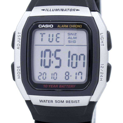 Casio Youth Digital Alarm Chrono Illuminatore W-96H-1AVDF W96H-1AVDF Orologio da uomo