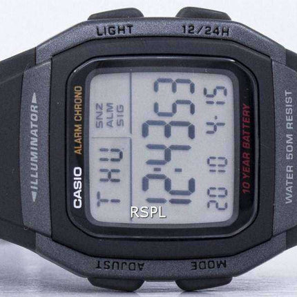 Casio Youth Digital Illuminator W-96H-1BVDF W96H-1BVDF Orologio da uomo