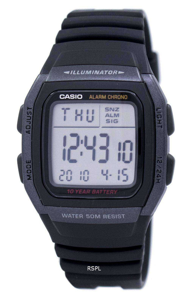 Casio Youth Digital Illuminator W-96H-1BVDF W96H-1BVDF Orologio da uomo