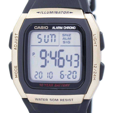 Orologio da uomo Casio Youth Illuminator Dual Time Chrono W-96H-9AVDF W96H-9AVDF