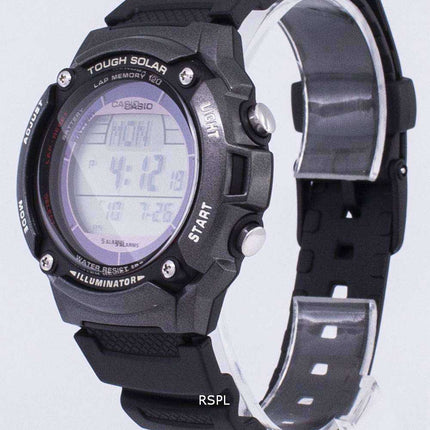 Orologio da uomo Casio Digital Tough Solar 5 Illuminatore W-S200H-1BVDF WS200H-1BVDF Orologio da uomo
