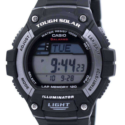 Casio Digital Tough Solar 5 Alarms W-S220-1AVDF WS220-1AVDF Orologio da uomo