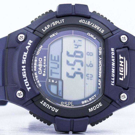 Orologio da uomo Casio Illuminator Tough Solar Lap Alarm Digital W-S220-2AV WS220-2AV
