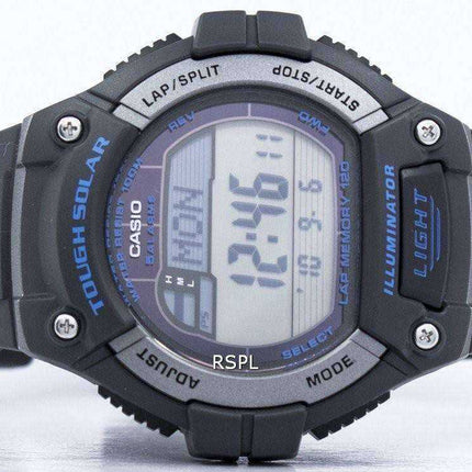 Orologio da uomo Casio Illuminator Tough Solar Lap Alarm Digital W-S220-8AV WS220-8AV