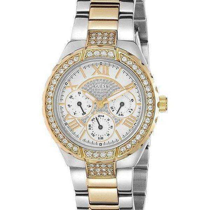 Orologio da donna Guess Two Womens multifunzione in acciaio inossidabile al quarzo W0111L5