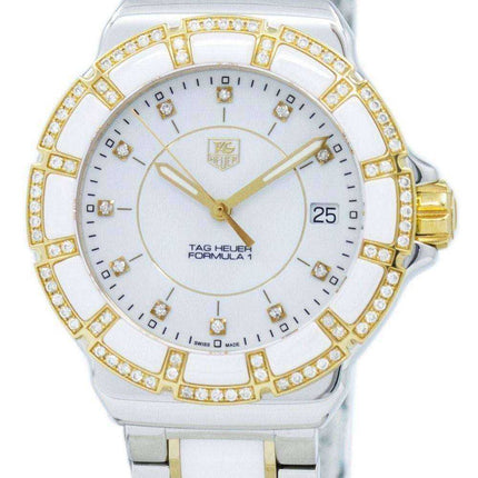 TAG Heuer Formula 1 con diamante al quarzo con accento 200M WAH1221.BB0865 Orologio da donna