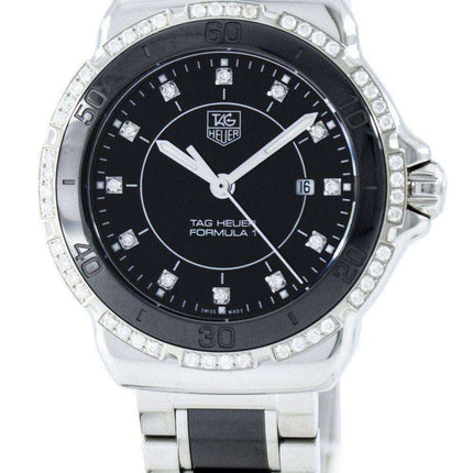Tag Heuer Formula 1 Quartz Diamond Accent Swiss Made 200M WAH1312.BA0867 Orologio da donna