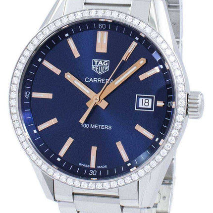 Tag Heuer Carrera Quartz Diamond Accents WAR1114.BA0601 Orologio da donna