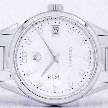 TAG Heuer Carrera Quartz Diamond Accent WAR1314.BA0778 Orologio da donna