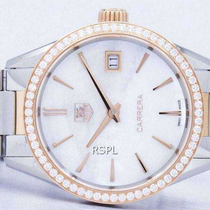 TAG Heuer Carrera Quartz Diamond Accent WAR1353.BD0779 Orologio da donna