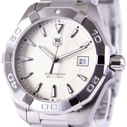 Tag Heuer Aquaracer Silver Dial 300M WAY1111.BA0910 Orologio da uomo