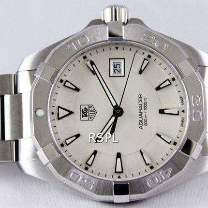 Tag Heuer Aquaracer Silver Dial 300M WAY1111.BA0910 Orologio da uomo