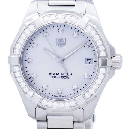 TAG Heuer Aquaracer Quartz Diamond Accent 300M WAY1314.BA0915 Orologio da donna