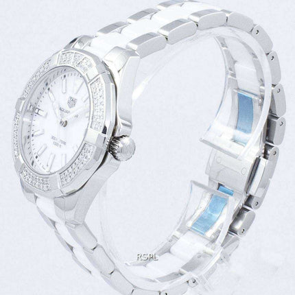 Tag Heuer Aquaracer Quartz 300M Diamond Accents WAY131F.BA0914 Orologio da donna