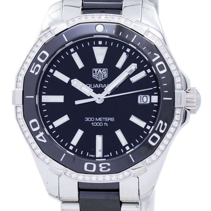 TAG Heuer Aquaracer Quartz 300M Diamond Accent WAY131G.BA0913 Orologio da donna